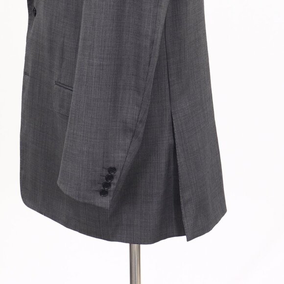 Canali 44R Gray Solid 2-Button Sport Coat Blazer Jacket T255 - Picture 6 of 11